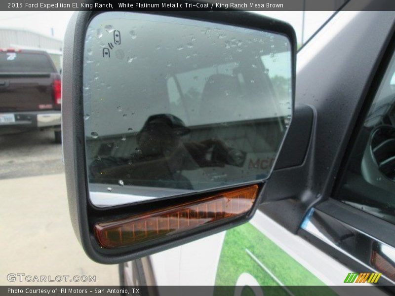 White Platinum Metallic Tri-Coat / King Ranch Mesa Brown 2015 Ford Expedition EL King Ranch