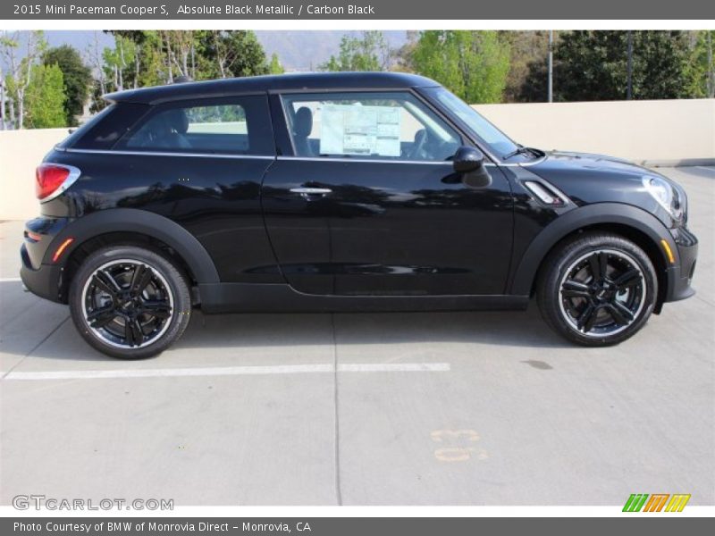  2015 Paceman Cooper S Absolute Black Metallic