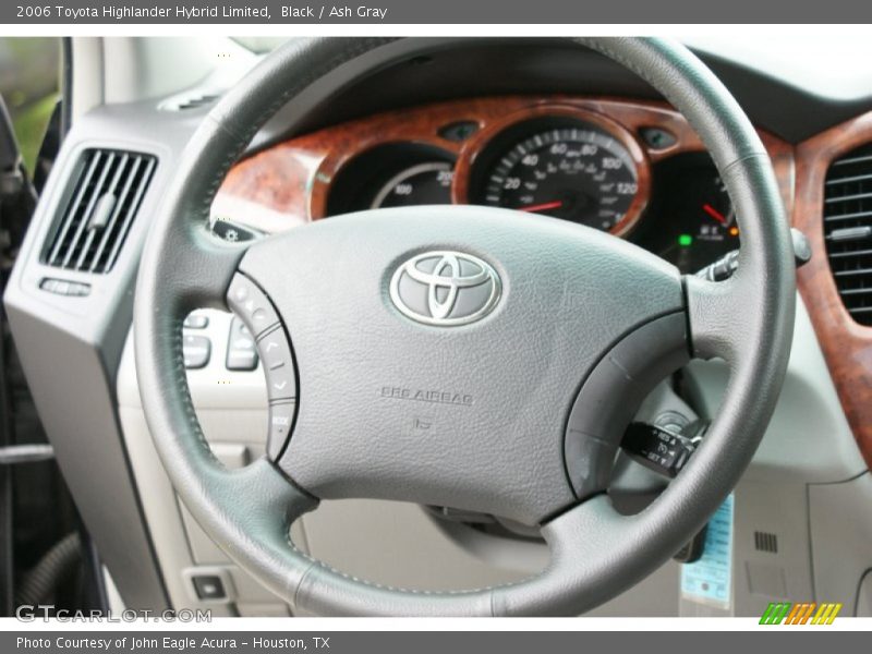 Black / Ash Gray 2006 Toyota Highlander Hybrid Limited