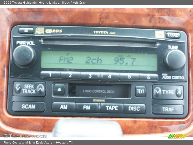 Black / Ash Gray 2006 Toyota Highlander Hybrid Limited