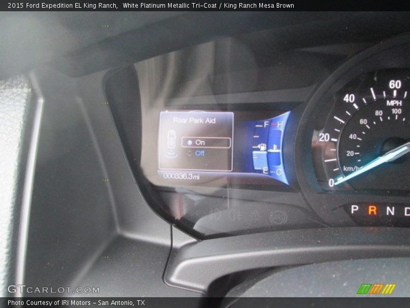 White Platinum Metallic Tri-Coat / King Ranch Mesa Brown 2015 Ford Expedition EL King Ranch