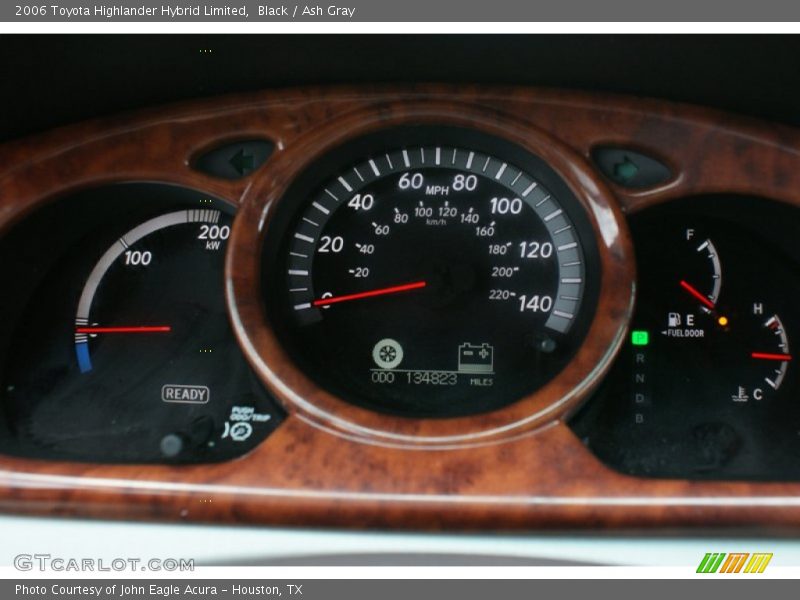Black / Ash Gray 2006 Toyota Highlander Hybrid Limited