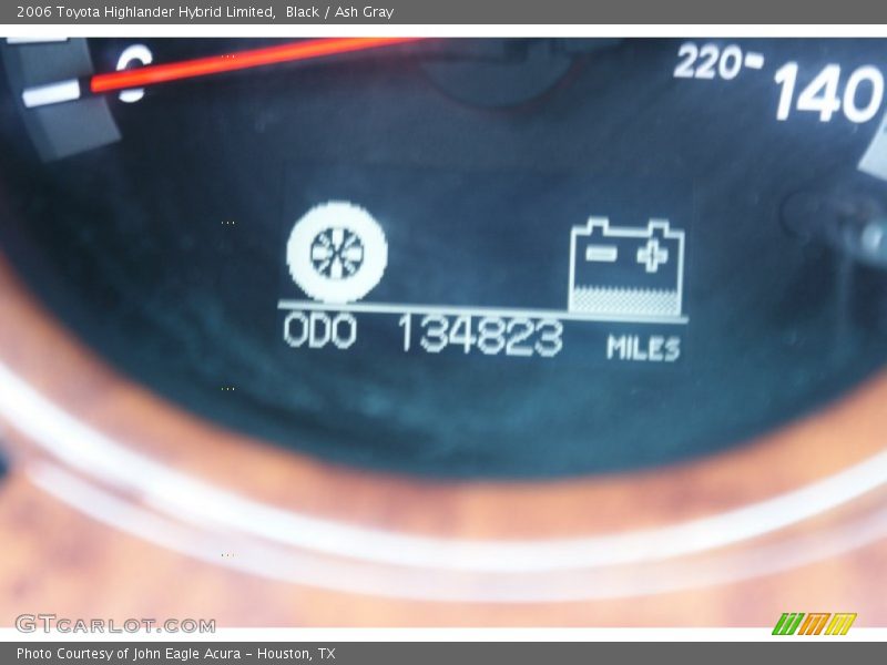 Black / Ash Gray 2006 Toyota Highlander Hybrid Limited