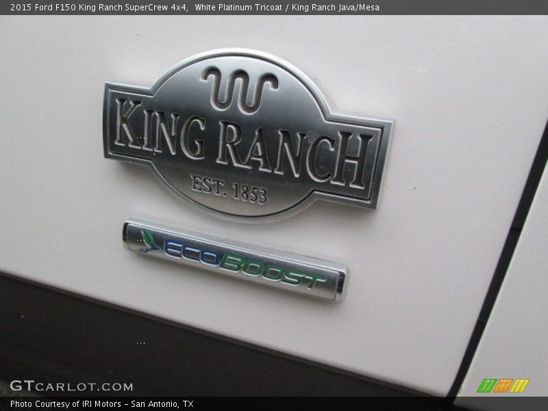 White Platinum Tricoat / King Ranch Java/Mesa 2015 Ford F150 King Ranch SuperCrew 4x4