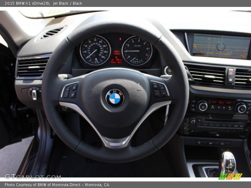 Jet Black / Black 2015 BMW X1 sDrive28i