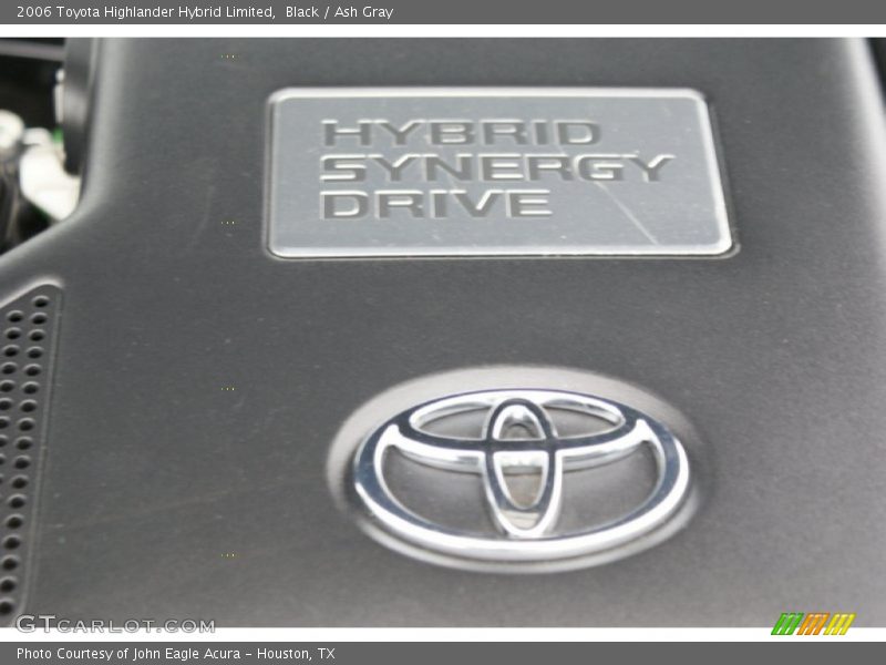 Black / Ash Gray 2006 Toyota Highlander Hybrid Limited