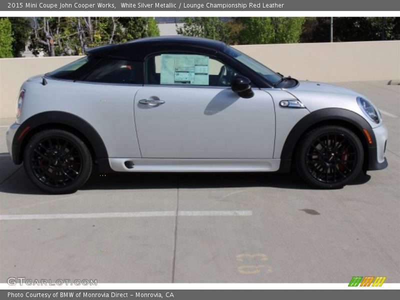  2015 Coupe John Cooper Works White Silver Metallic
