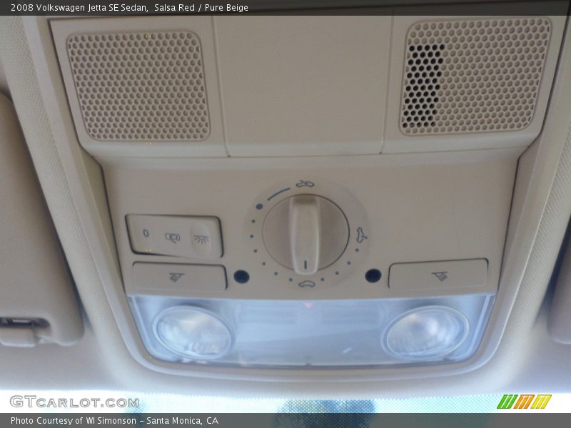 Salsa Red / Pure Beige 2008 Volkswagen Jetta SE Sedan