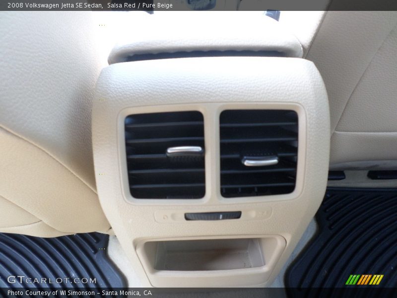 Salsa Red / Pure Beige 2008 Volkswagen Jetta SE Sedan
