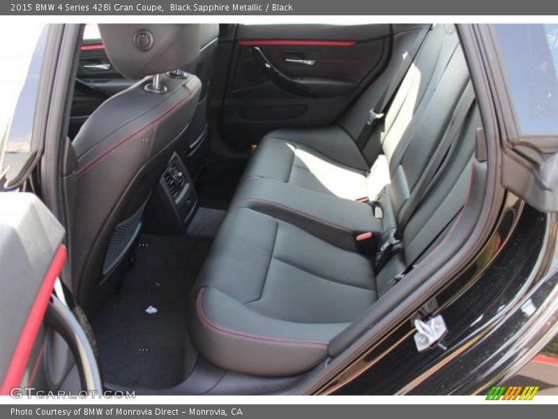 Black Sapphire Metallic / Black 2015 BMW 4 Series 428i Gran Coupe