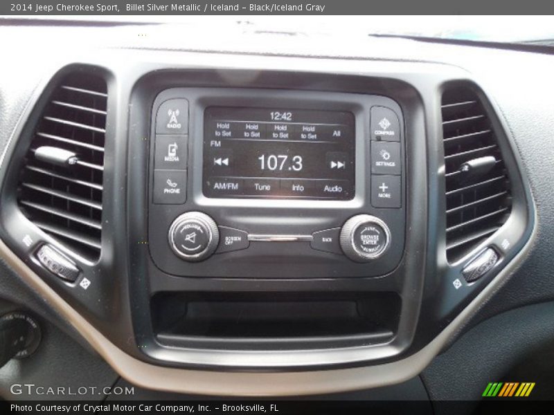 Billet Silver Metallic / Iceland - Black/Iceland Gray 2014 Jeep Cherokee Sport