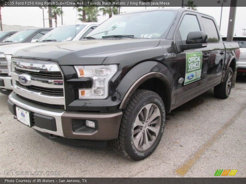 Tuxedo Black Metallic / King Ranch Java/Mesa 2015 Ford F150 King Ranch SuperCrew 4x4