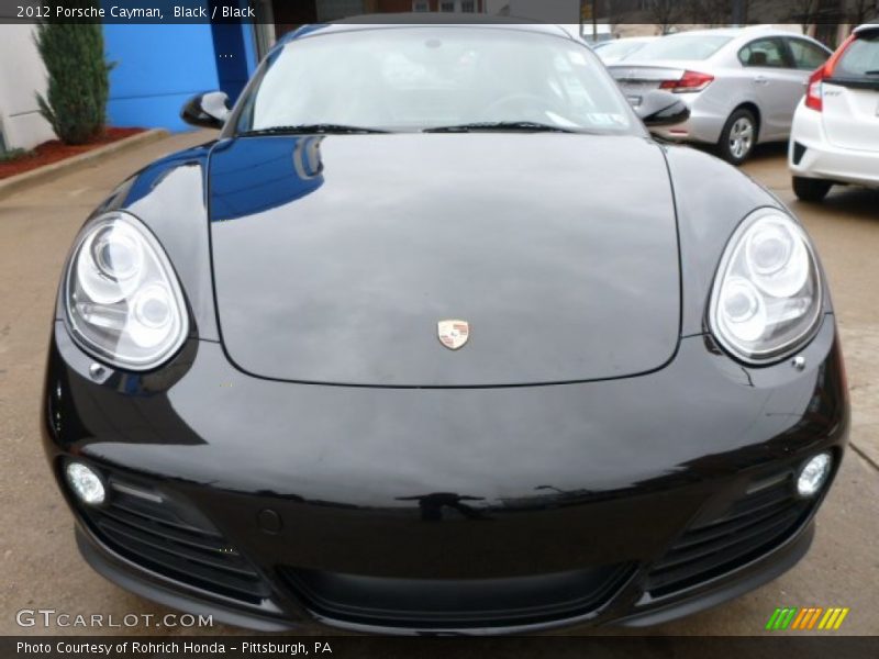 Black / Black 2012 Porsche Cayman