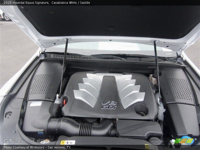 Casablanca White / Saddle 2015 Hyundai Equus Signature