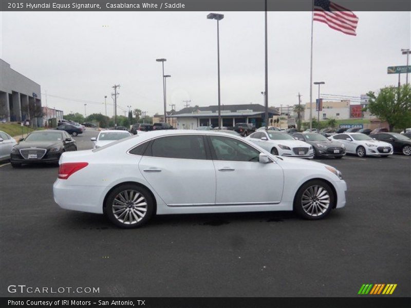 Casablanca White / Saddle 2015 Hyundai Equus Signature