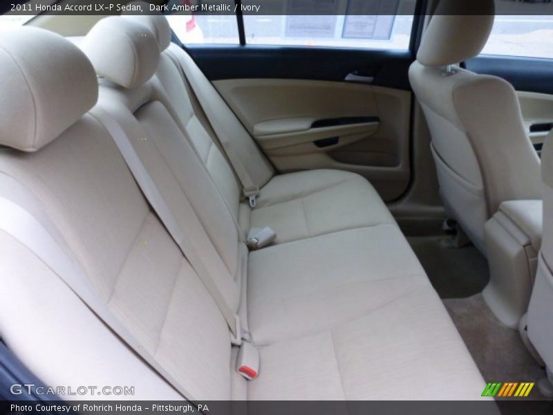 Dark Amber Metallic / Ivory 2011 Honda Accord LX-P Sedan