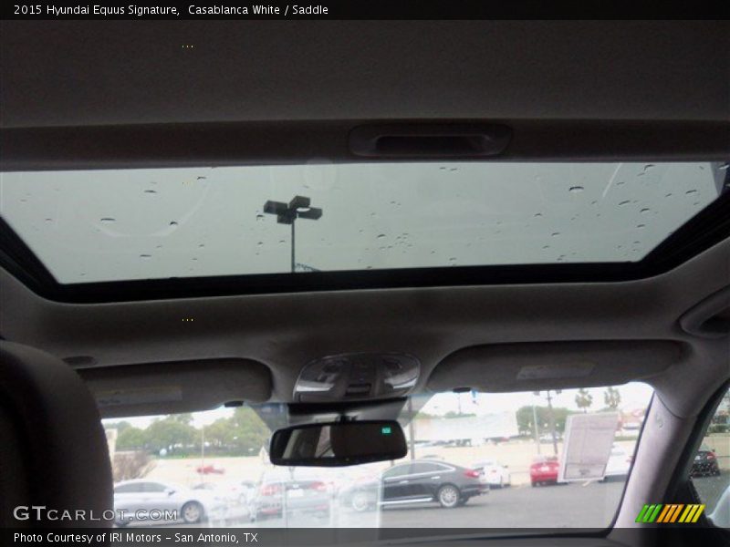 Casablanca White / Saddle 2015 Hyundai Equus Signature