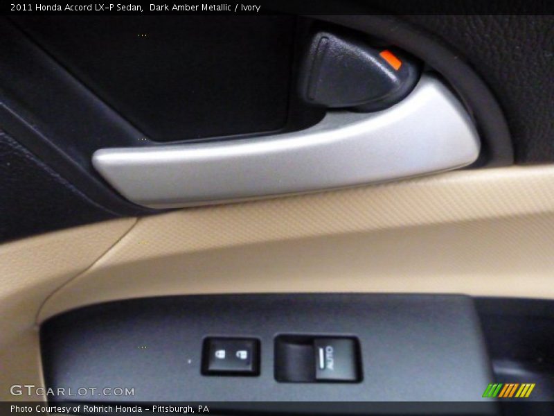 Dark Amber Metallic / Ivory 2011 Honda Accord LX-P Sedan