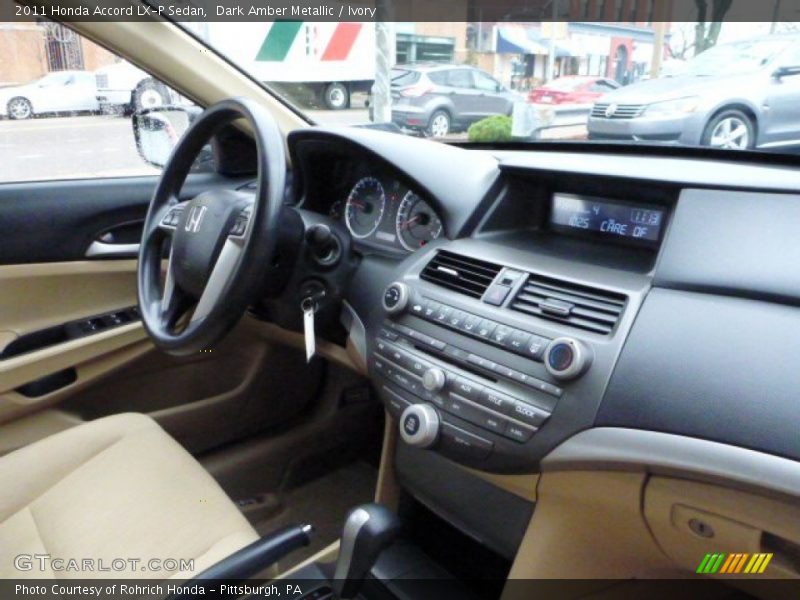 Dark Amber Metallic / Ivory 2011 Honda Accord LX-P Sedan