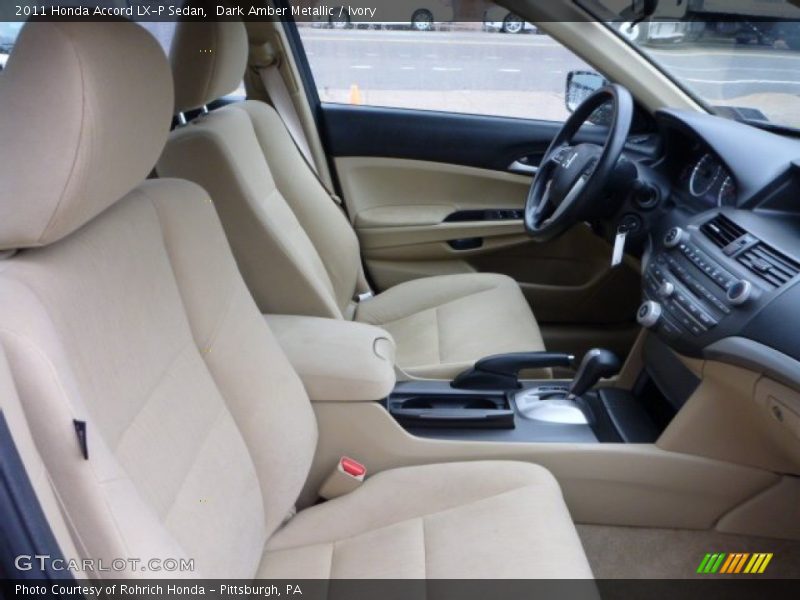 Dark Amber Metallic / Ivory 2011 Honda Accord LX-P Sedan