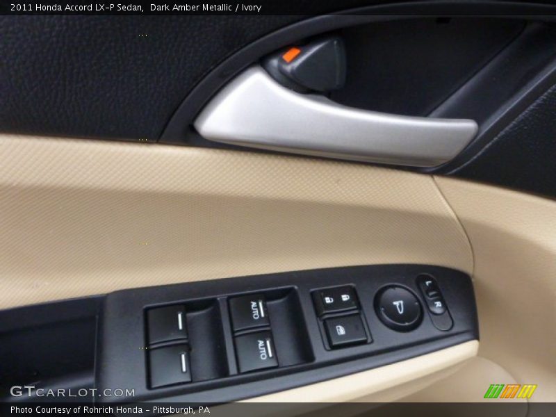 Dark Amber Metallic / Ivory 2011 Honda Accord LX-P Sedan