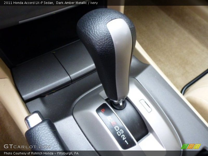 Dark Amber Metallic / Ivory 2011 Honda Accord LX-P Sedan