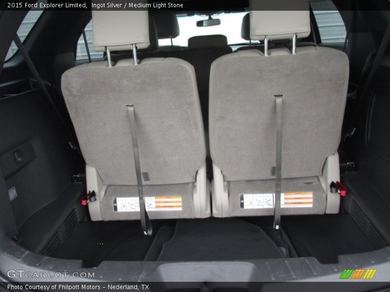 Ingot Silver / Medium Light Stone 2015 Ford Explorer Limited