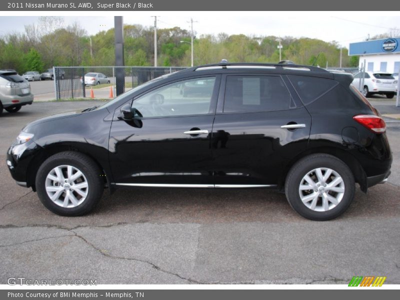 Super Black / Black 2011 Nissan Murano SL AWD