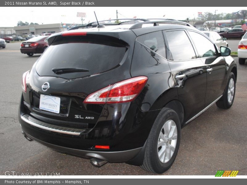 Super Black / Black 2011 Nissan Murano SL AWD