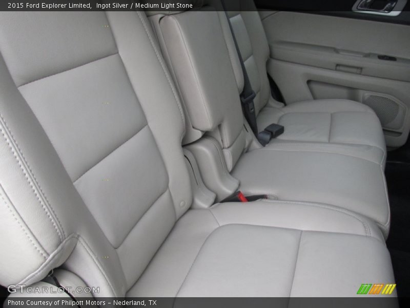 Ingot Silver / Medium Light Stone 2015 Ford Explorer Limited