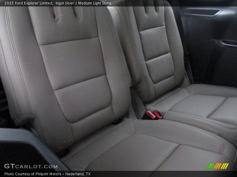 Ingot Silver / Medium Light Stone 2015 Ford Explorer Limited