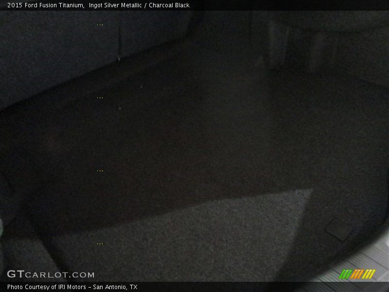 Ingot Silver Metallic / Charcoal Black 2015 Ford Fusion Titanium