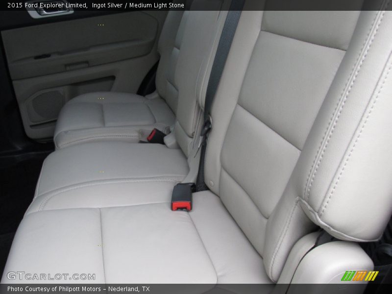 Ingot Silver / Medium Light Stone 2015 Ford Explorer Limited
