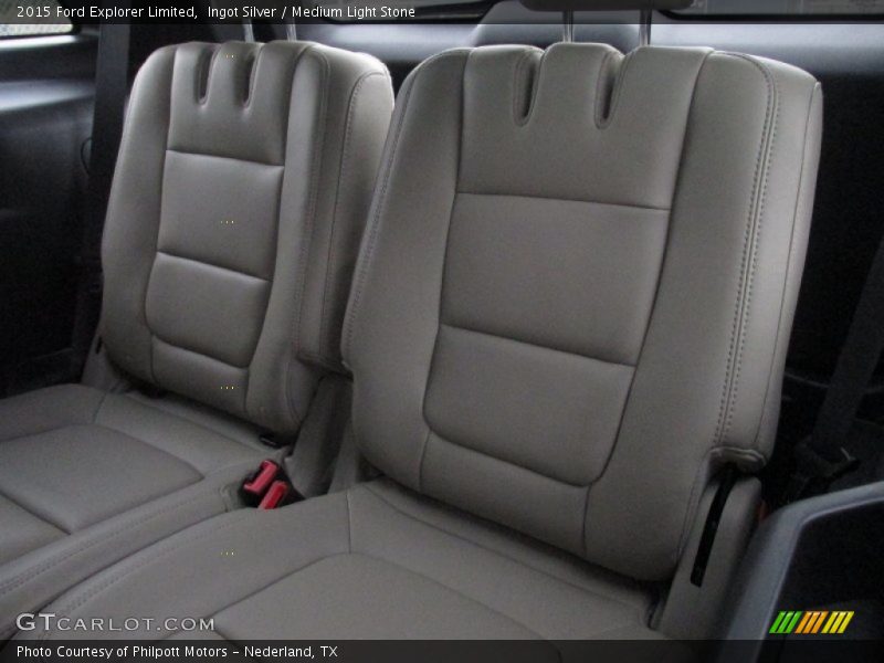 Ingot Silver / Medium Light Stone 2015 Ford Explorer Limited