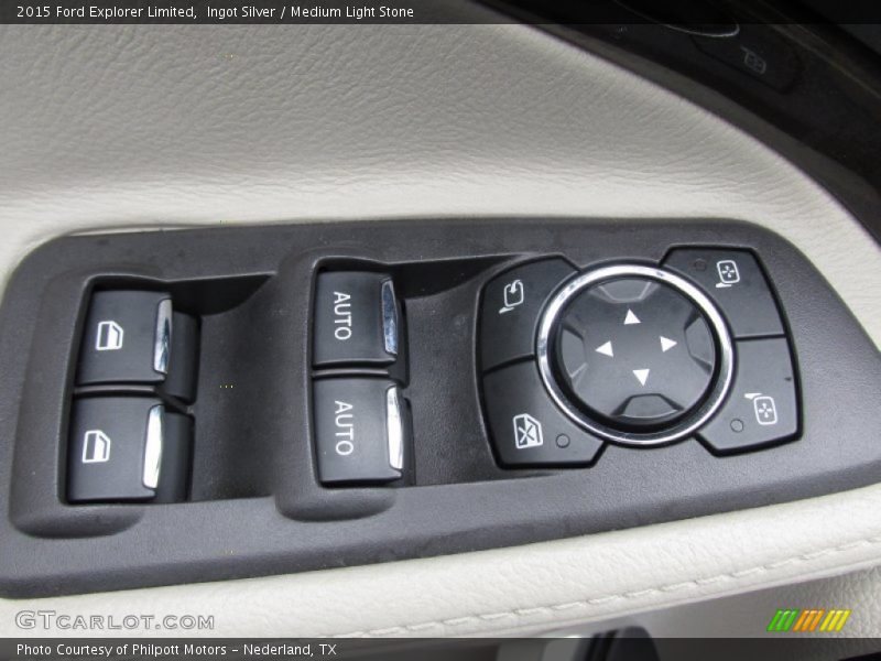 Ingot Silver / Medium Light Stone 2015 Ford Explorer Limited