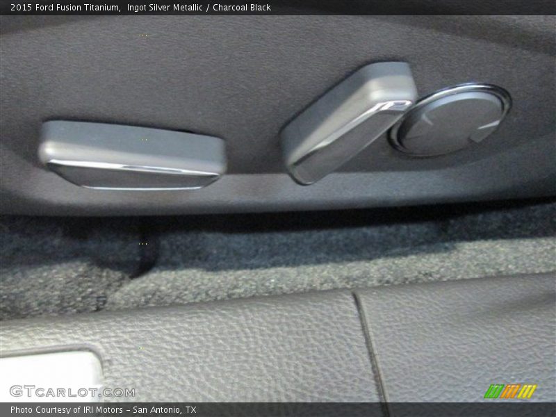 Ingot Silver Metallic / Charcoal Black 2015 Ford Fusion Titanium