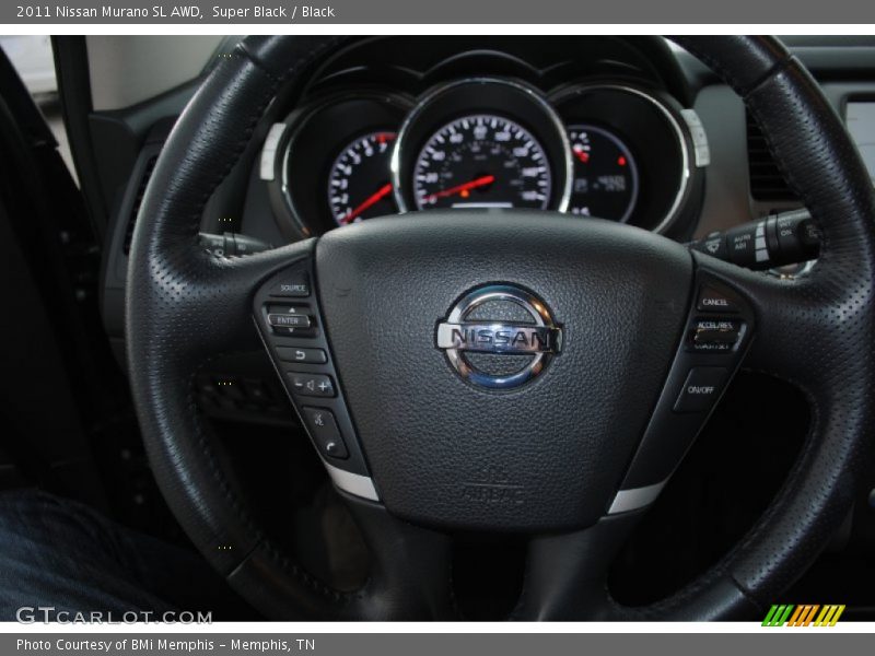 Super Black / Black 2011 Nissan Murano SL AWD