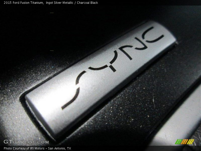 Ingot Silver Metallic / Charcoal Black 2015 Ford Fusion Titanium