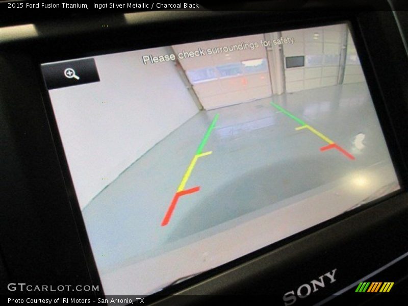 Ingot Silver Metallic / Charcoal Black 2015 Ford Fusion Titanium