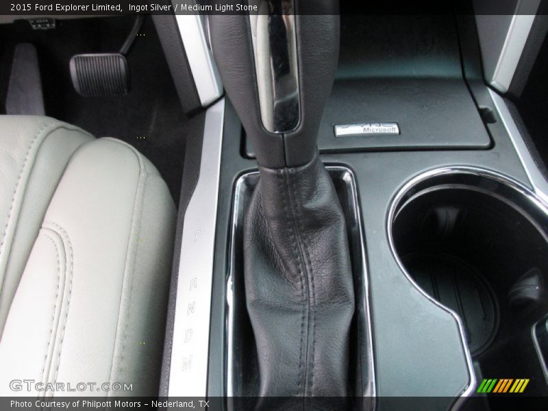 Ingot Silver / Medium Light Stone 2015 Ford Explorer Limited