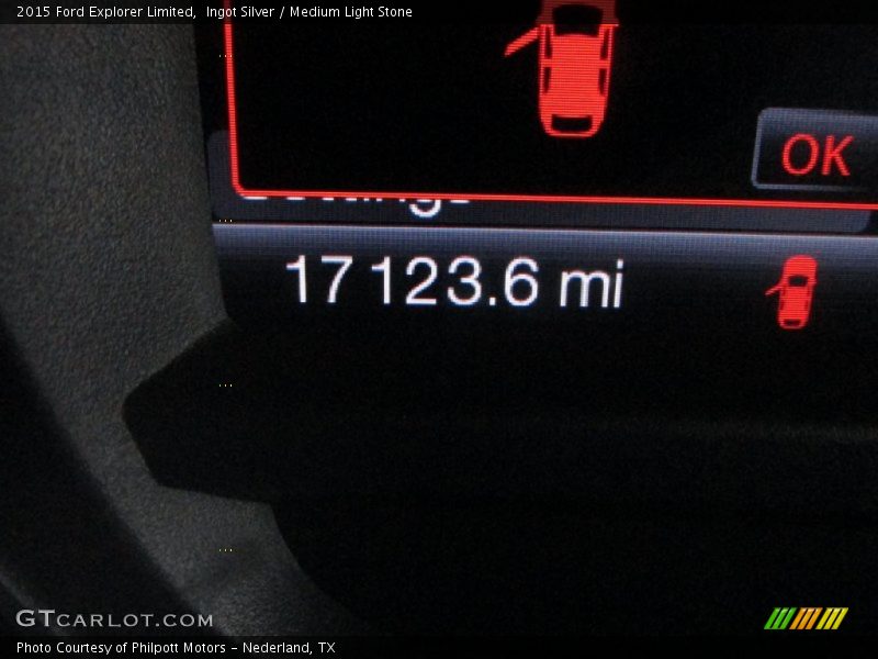 Ingot Silver / Medium Light Stone 2015 Ford Explorer Limited
