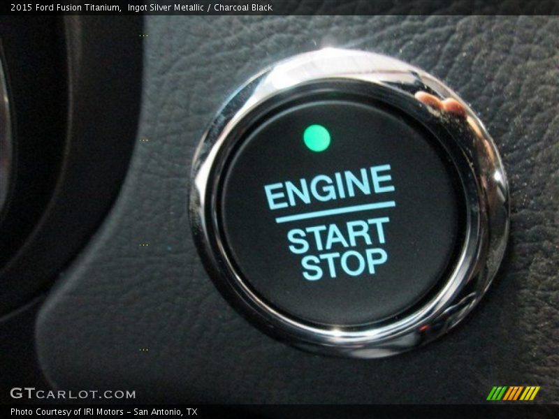 Ingot Silver Metallic / Charcoal Black 2015 Ford Fusion Titanium