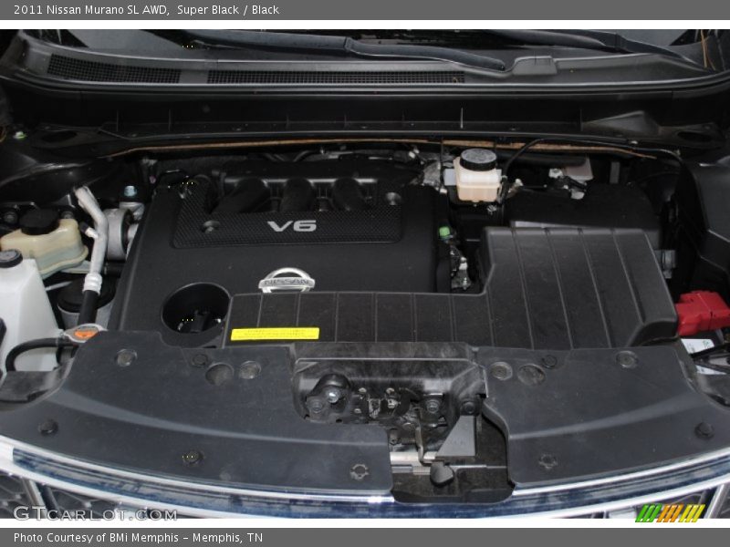 Super Black / Black 2011 Nissan Murano SL AWD
