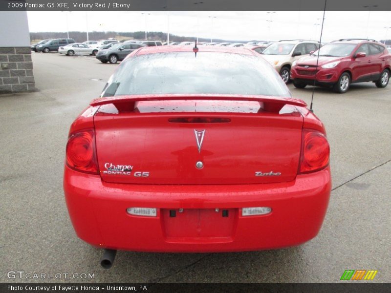 Victory Red / Ebony 2009 Pontiac G5 XFE