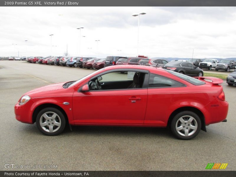 Victory Red / Ebony 2009 Pontiac G5 XFE