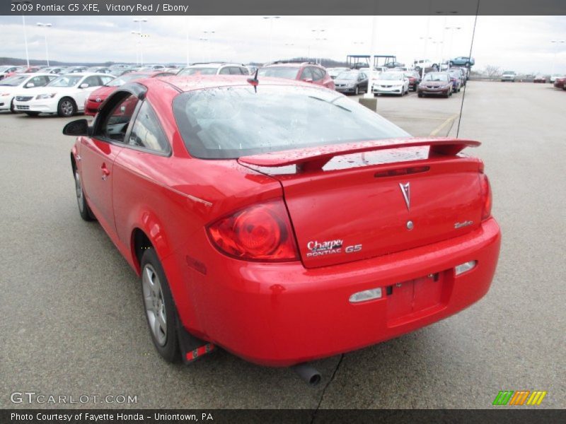 Victory Red / Ebony 2009 Pontiac G5 XFE