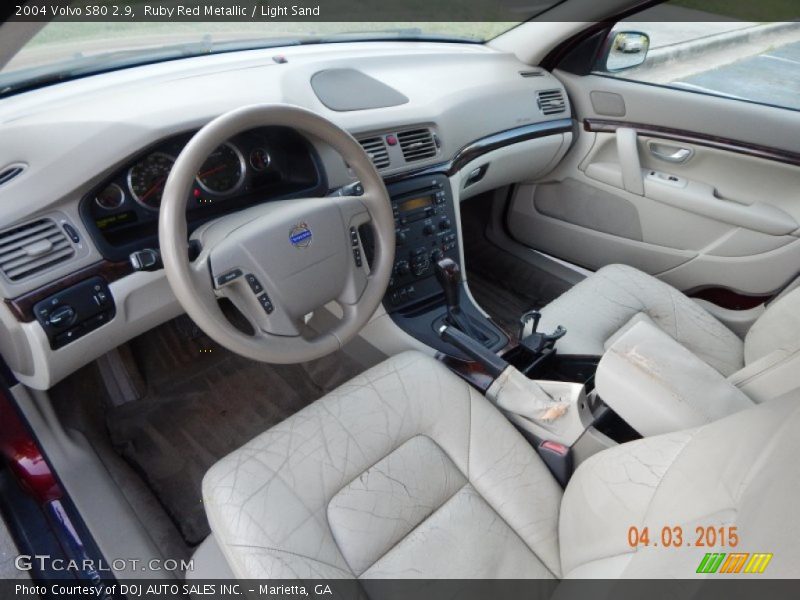 Ruby Red Metallic / Light Sand 2004 Volvo S80 2.9