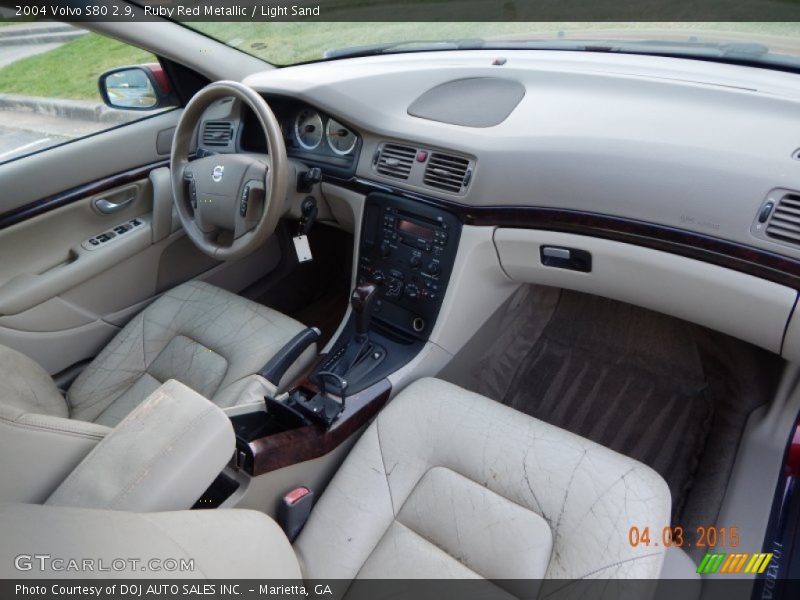 Ruby Red Metallic / Light Sand 2004 Volvo S80 2.9