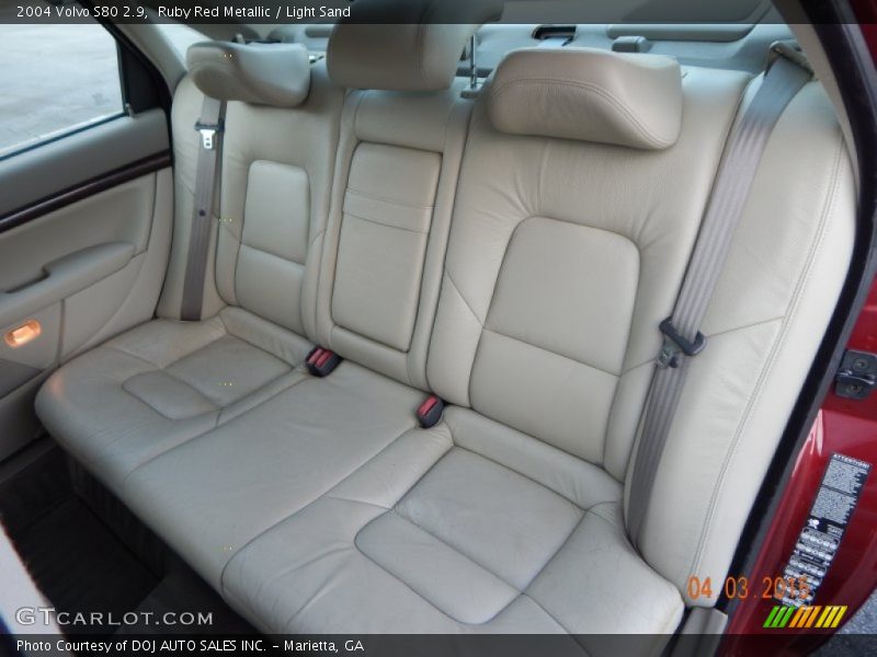 Ruby Red Metallic / Light Sand 2004 Volvo S80 2.9