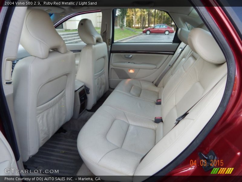 Ruby Red Metallic / Light Sand 2004 Volvo S80 2.9